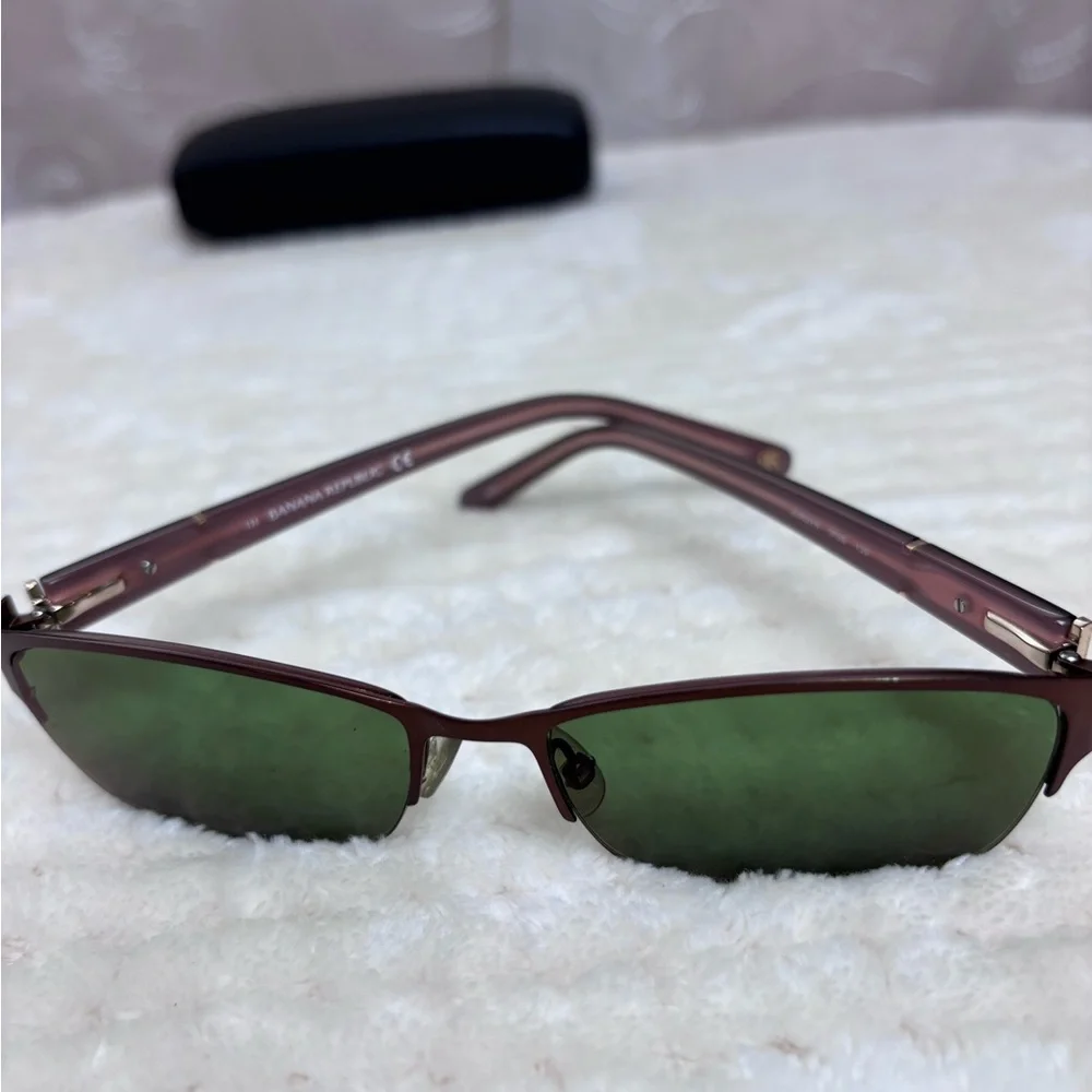 Banana Republic Bronze Half-Rim Sunglasses